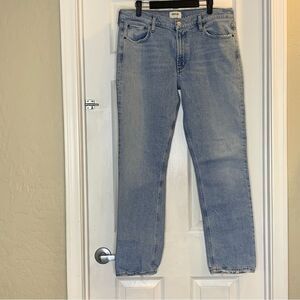 AGOLDE Merrel Mid Rise Straight Leg Stretch Denim Jeans Cinema Wash Size 32